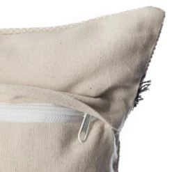 Housse De Coussin Carrée (40 Cm) Wave Grise -Eminza housse cous tuff gr 40x40 63785 3