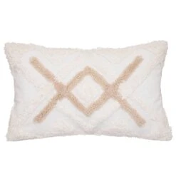 Housse De Coussin Rectangulaire (50 Cm) Rory Ivoire