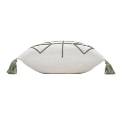 Housse De Coussin Carrée Coton (40 Cm) Soho Verte 3 Housse De Coussin Carrée Coton (40 Cm) Soho Verte -Eminza housse coussin pompons encart 40 x 40 cm coton uni fantaisie soho 130394 1690361342