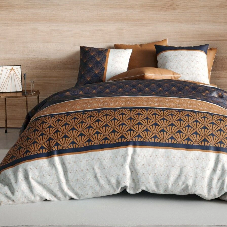 Housse de couette et deux taies coton (240 cm) Toffee Beige Housse De Couette Et Deux Taies Coton (240 Cm) Toffee Beige -Eminza housse de couette et deux taies coton 240 cm toffee beige 124234 1672819076