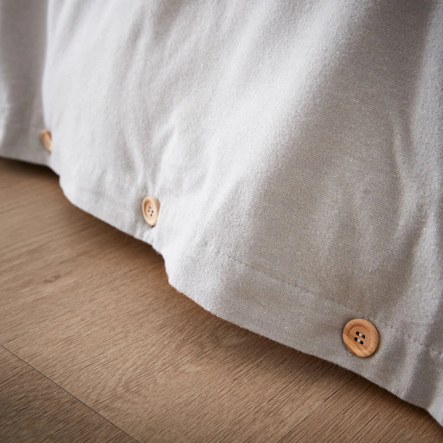 Housse de couette flanelle de coton (240 cm) Théa Gris clair Housse De Couette Flanelle De Coton (240 Cm) Théa Gris Clair -Eminza housse de couette flanelle de coton 240 cm th a gris clair 122563 1664195766