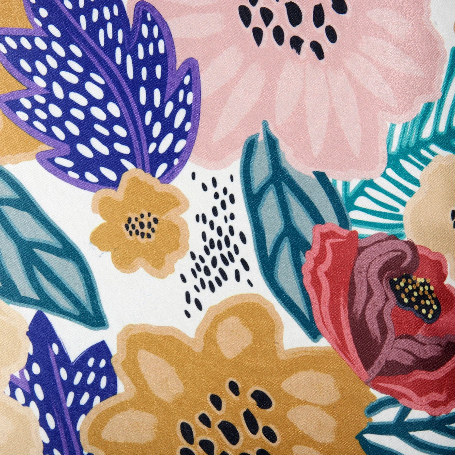 Housse de coussin carrée (40 cm) Flowers Multicolore Housse De Coussin Carrée (40 Cm) Flowers Multicolore -Eminza housse de coussin 40 cm flowers multicolore 121297 1664365643