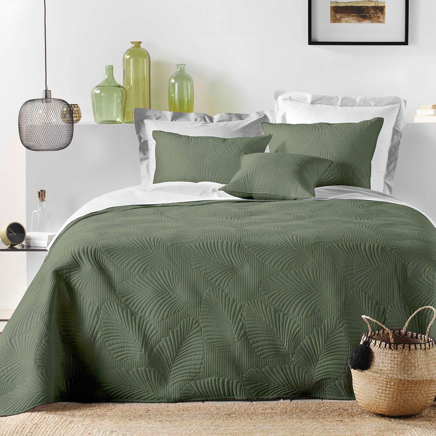 Housse de coussin (40 cm) Palombine Vert kaki Housse De Coussin (40 Cm) Palombine Vert Kaki -Eminza housse de coussin 40 cm palombine vert kaki 131285 1695221463