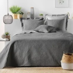 Housse De Coussin (40 Cm) Romane Gris Anthracite 2 Housse De Coussin (40 Cm) Romane Gris Anthracite -Eminza housse de coussin 40 cm romane gris anthracite 131294 1695218377