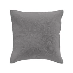 Housse De Coussin (40 Cm) Romane Gris Anthracite