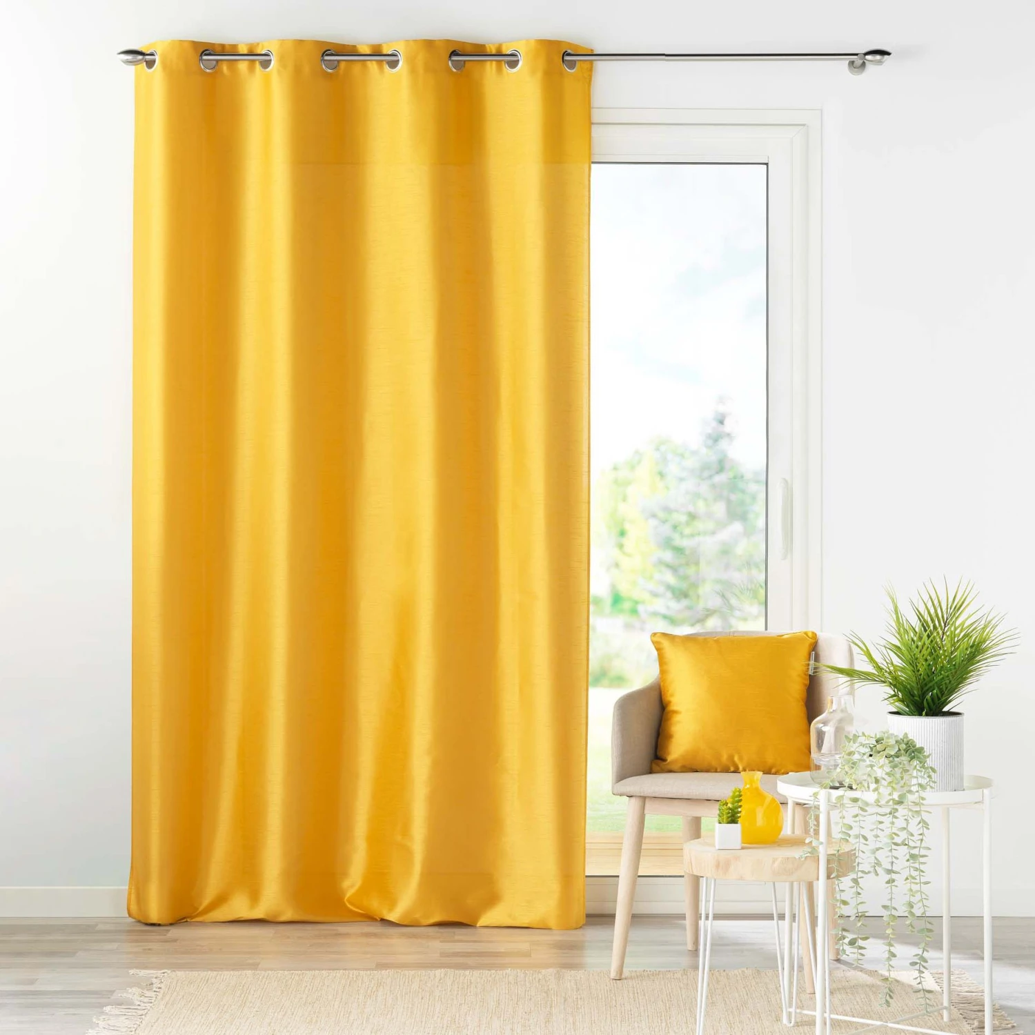 Housse de coussin carrée (40 cm) Shantung Shana Jaune Moutarde Housse De Coussin Carrée (40 Cm) Shantung Shana Jaune Moutarde -Eminza housse de coussin 40 cm shantung shana jaune moutarde 48568 1669794917