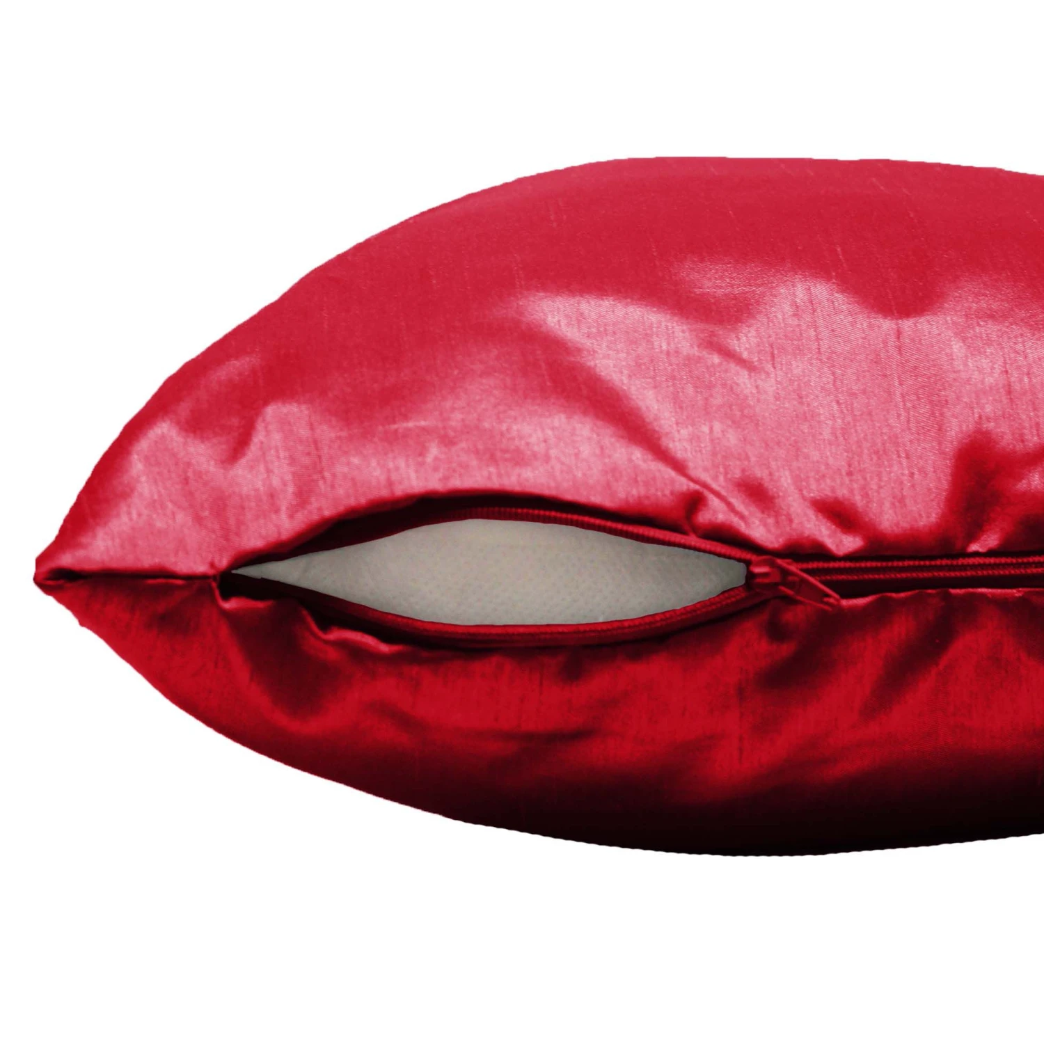 Housse de coussin carrée (40 cm) Shantung Shana Rouge Housse De Coussin Carrée (40 Cm) Shantung Shana Rouge -Eminza housse de coussin 40 cm shantung shana rouge 48575 1669794631