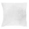 Housse De Coussin Carrée (60 Cm) Doudou Blanche