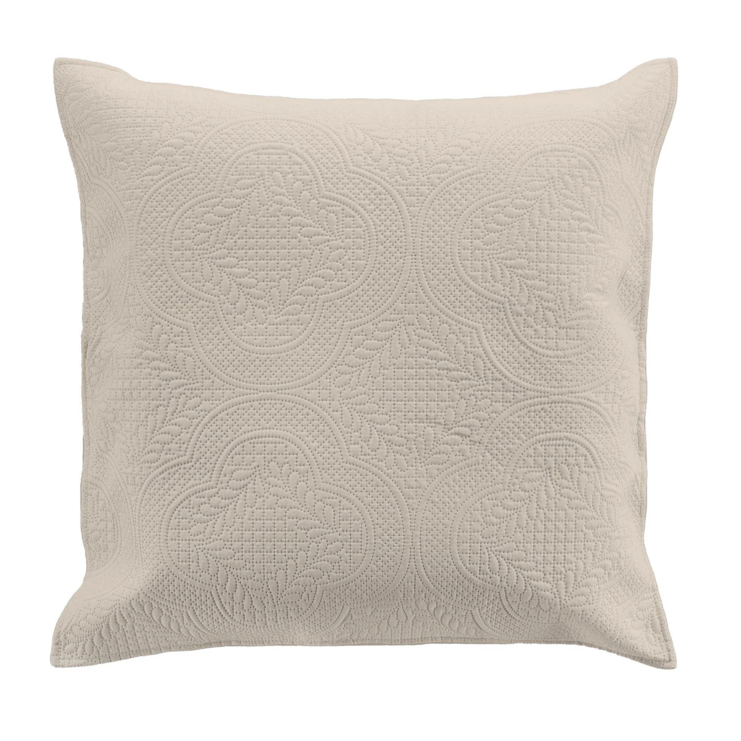 Housse de coussin (60 cm) Romane Taupe Housse De Coussin (60 Cm) Romane Taupe -Eminza housse de coussin 60 cm romane taupe 131302 1695217505