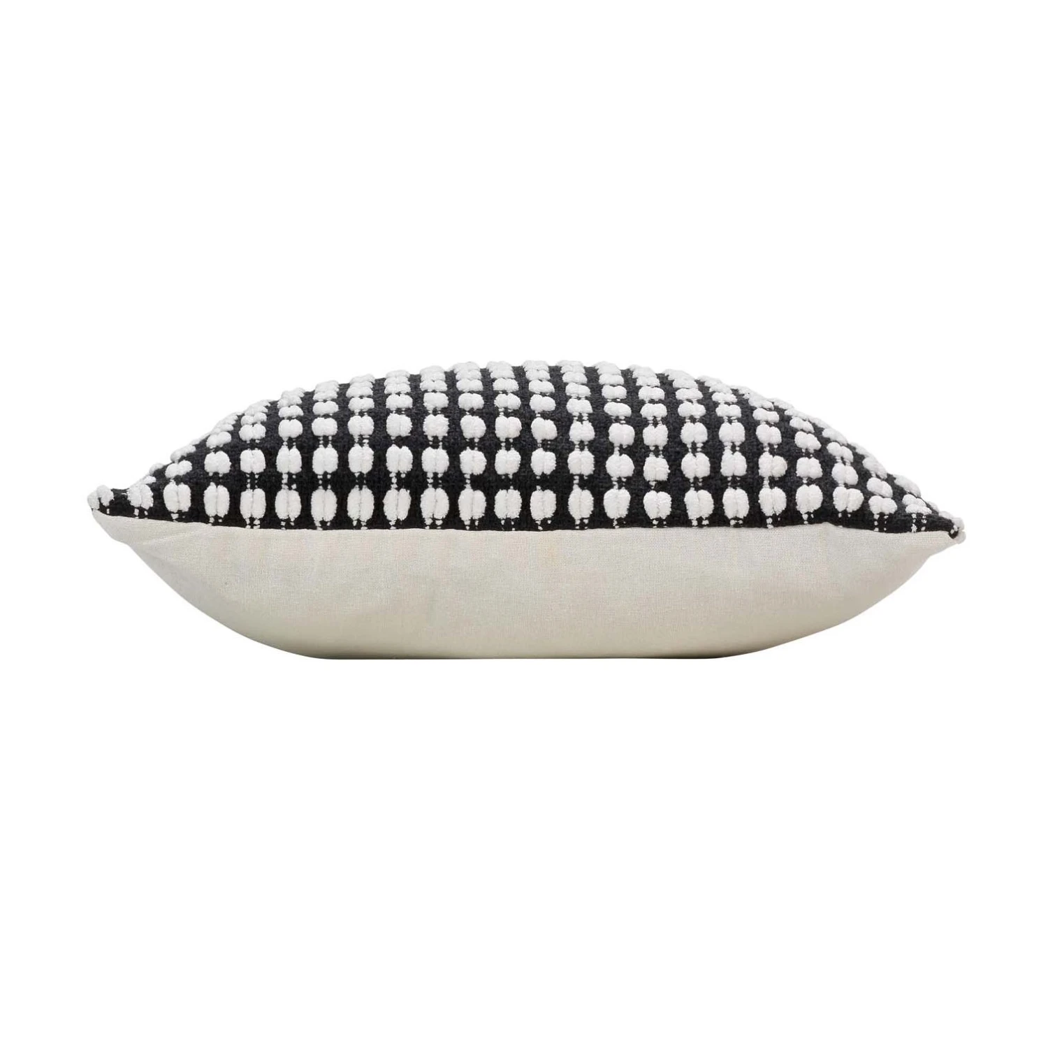 Housse de coussin carrée coton (40 cm) Greta Noire Housse De Coussin Carrée Coton (40 Cm) Greta Noire -Eminza housse de coussin encart 40 x 40 cm coton fils chenille greta noir 130396 1690294681