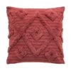 Housse De Coussin Carrée Coton (40 Cm) Zelie Terracotta