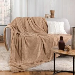 Housse De Coussin Carrée Fausse Fourrure (40 Cm) Foxy Taupe