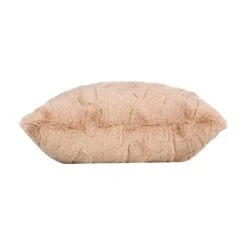 Housse De Coussin Carrée Fausse Fourrure (40 Cm) Foxy Taupe -Eminza housse de coussin encart 40 x 40 cm imitation fourrure foxy sable 130385 1690358945