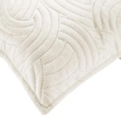 Housse De Coussin Carrée Velours (40 Cm) Solange Ecru -Eminza housse de coussin encart 40 x 40 cm velours uni solange naturel 130382 1690356255