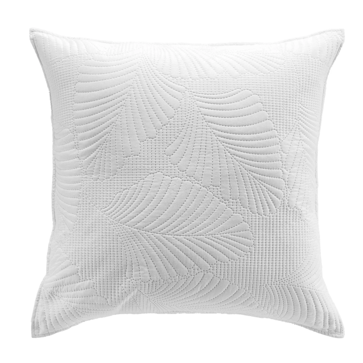 Housse de coussin (60 cm) Palombine Blanche Housse De Coussin (60 Cm) Palombine Blanche -Eminza housse de coussin encart 60 x 60 cm microfibre unie palombine blanc 131300 1694421309