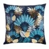 Housse De Coussin Carrée (60 Cm) Panazio Bleue