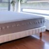 Housse De Matelas Intégrale (90 Cm) Emeline Gris Clair