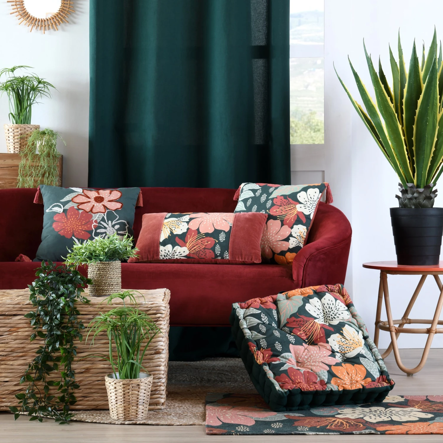 Coussin de sol (45 cm) Ivanna Multicolore Coussin De Sol (45 Cm) Ivanna Multicolore -Eminza ivanna coussin sol 45x45x10 multicolore 120496 1658490309