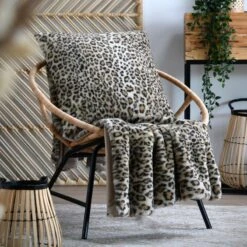 Plaid Fausse Fourrure (160 Cm) Java Beige