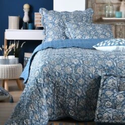 Couvre-lit Et Taie D'oreiller (180 X 240 Cm) Julianne Bleu