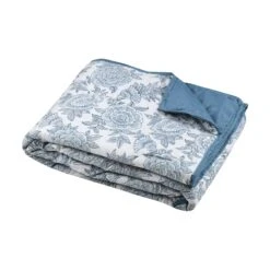 Plaid (160 Cm) Julianne Bleu -Eminza julianne plaid 130x160 bleu 125148 1672994413