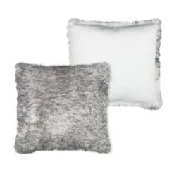 Coussin Carré Fausse Fourrure (50 Cm) Kingston Gris 3 Coussin Carré Fausse Fourrure (50 Cm) Kingston Gris -Eminza kingston coussin 50x50 cm gris 129961 1688563950