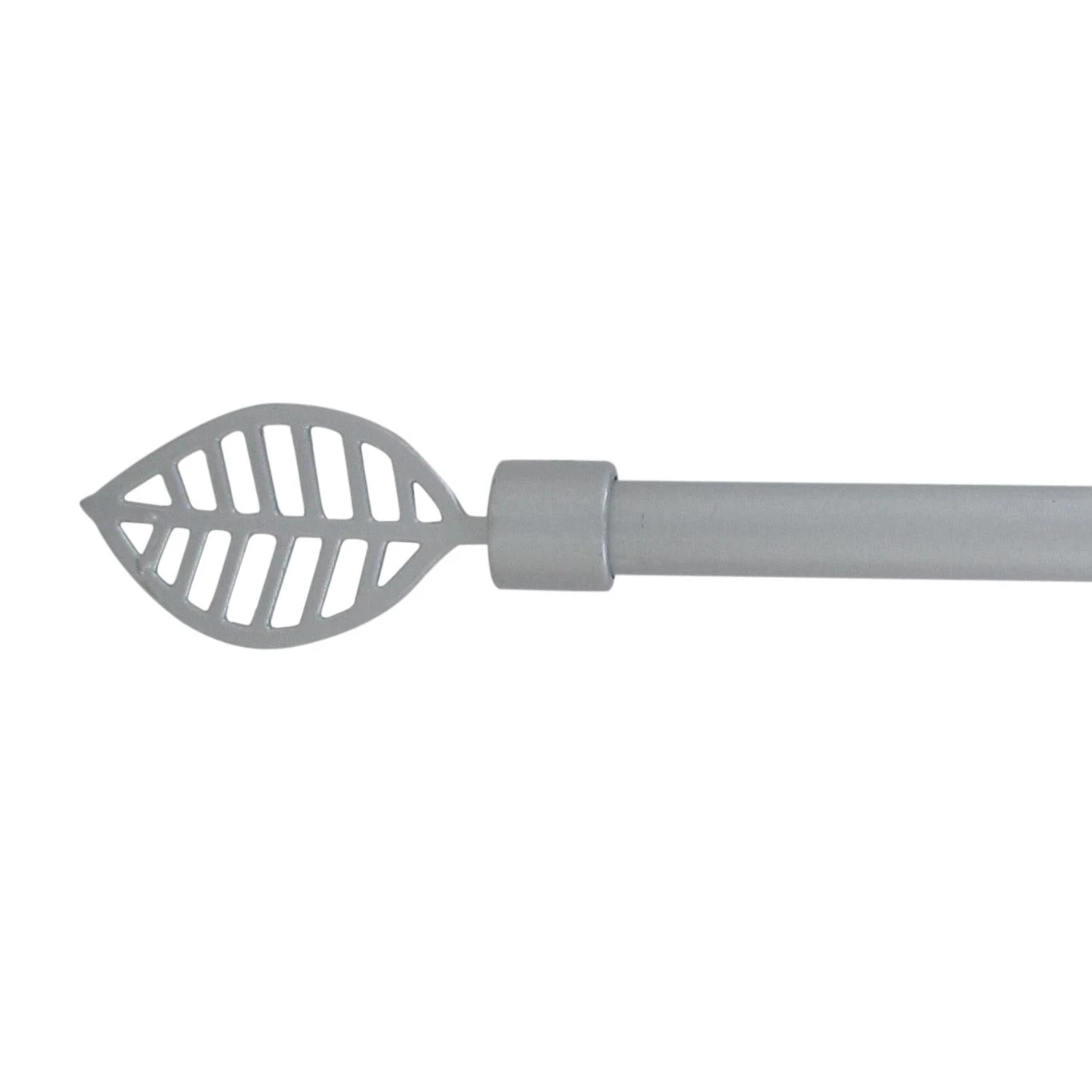 Kit de tringle extensible (L120 - L210 cm / D16 mm) Sevigne Gris laqué Kit De Tringle Extensible (L120 - L210 Cm / D16 Mm) Sevigne Gris Laqué -Eminza kit ext 120 210 cm d16 embout sevigne gris laque 58009