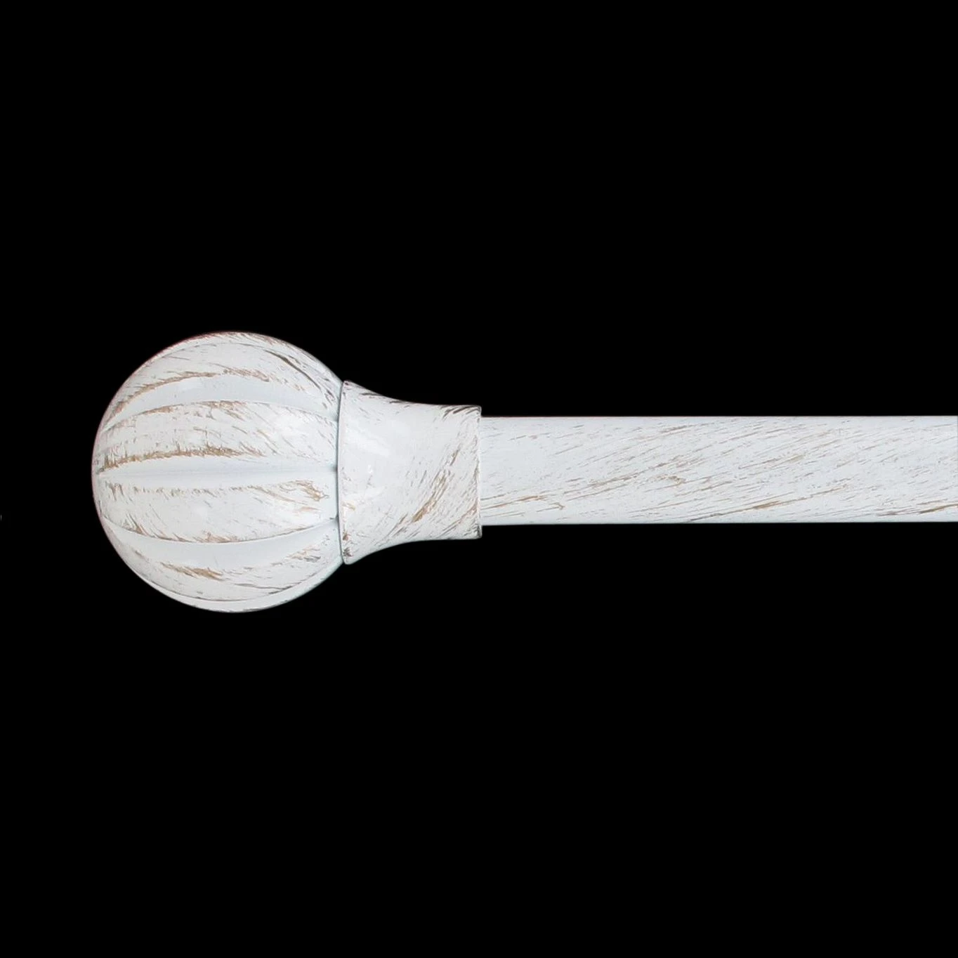 Kit de tringle extensible (L120 - L210 cm / D19 mm) Touch of Zen Blanc et Or Kit De Tringle Extensible (L120 - L210 Cm / D19 Mm) Touch Of Zen Blanc Et Or -Eminza kit ext 120 210 cm d19 embout touch of zen blanc or 58025