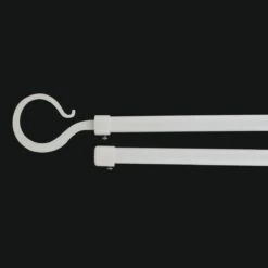 Kit De Tringle Extensible Double Barres (L120 - L210 Cm / D19 Mm) Atelier Blanc Mat