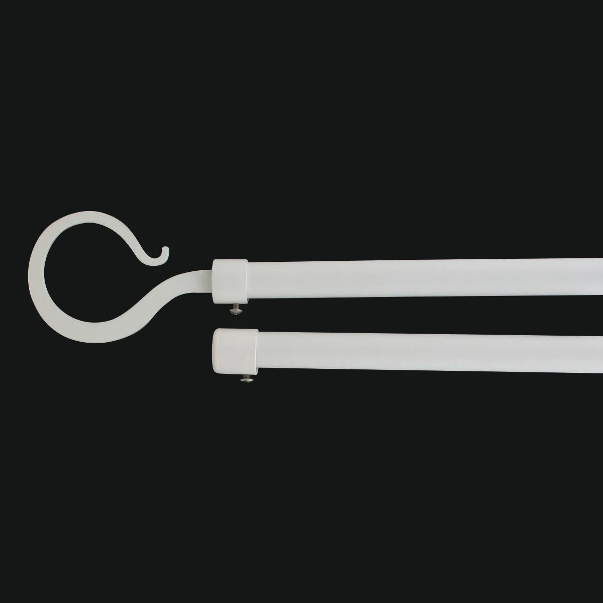 Kit de tringle extensible double barres (L120 - L210 cm / D19 mm) Atelier Blanc mat Kit De Tringle Extensible Double Barres (L120 - L210 Cm / D19 Mm) Atelier Blanc Mat -Eminza kit ext 120 210cm d19 dble b 128087 1682411750