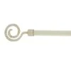 Kit De Tringle Extensible (L210 - L380 Cm / D19 Mm) Demeure Ivoire