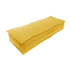 Lot De 2 Accoudoirs Palette (L60 Cm) Pixel Jaune Moutarde