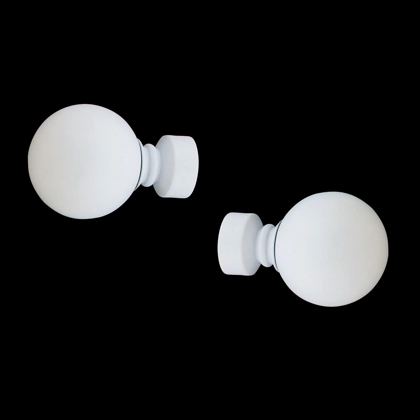 Lot de 2 embouts tringle (D28 mm) Lino Eddison Blanc Lot De 2 Embouts Tringle (D28 Mm) Lino Eddison Blanc -Eminza lot de 2 embouts tringle d28 mm lino eddison blanc 98825 1684241220