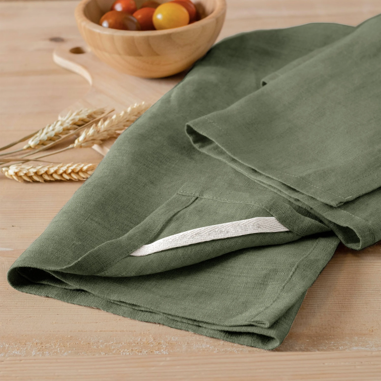 Lot de 2 essuie-mains lin lavé (70 cm) Louise Vert romarin Lot De 2 Essuie-mains Lin Lavé (70 Cm) Louise Vert Romarin -Eminza lot de 2 essuie mains lin lav 70 cm louise vert romarin 127785 1686294716