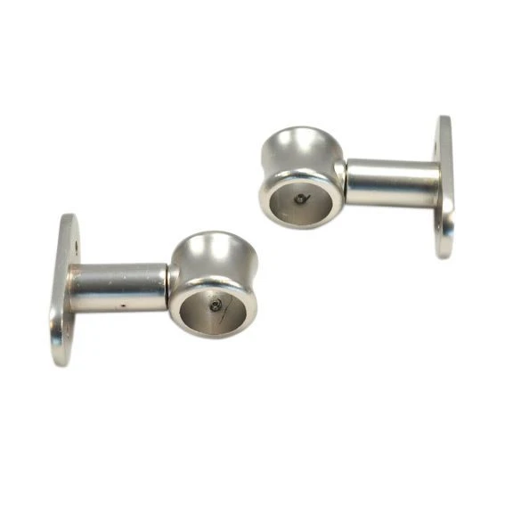 Lot de 2 supports tringles fixes (L50 / D20 mm) Jim Argent mat Lot De 2 Supports Tringles Fixes (L50 / D20 Mm) Jim Argent Mat -Eminza lot de 2 supports simple 50 mm argent mat 15301 1