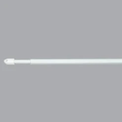 Lot De 2 Tringles Extensibles Rondes (60 à 80 Cm) Blanc