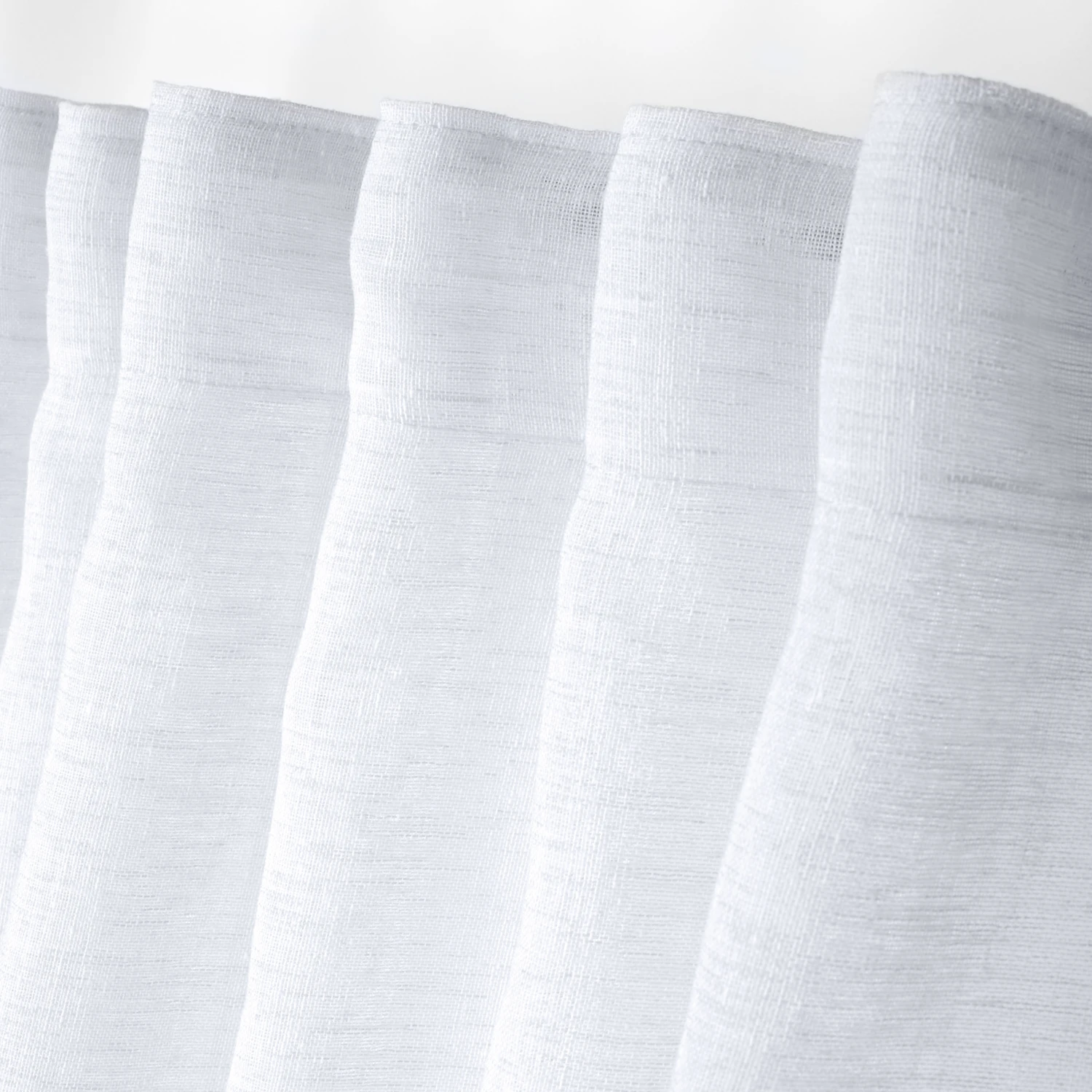 Voilage galon fronceur (140 x 260 cm) Madrid Blanc Voilage Galon Fronceur (140 X 260 Cm) Madrid Blanc -Eminza madrid voile 140x260 100 polyester blanc 72594 1