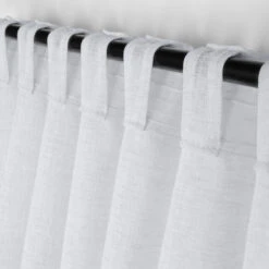 Voilage Galon Fronceur (140 X 260 Cm) Madrid Blanc 2 Voilage Galon Fronceur (140 X 260 Cm) Madrid Blanc -Eminza madrid voile 140x260 100 polyester blanc 72594 2