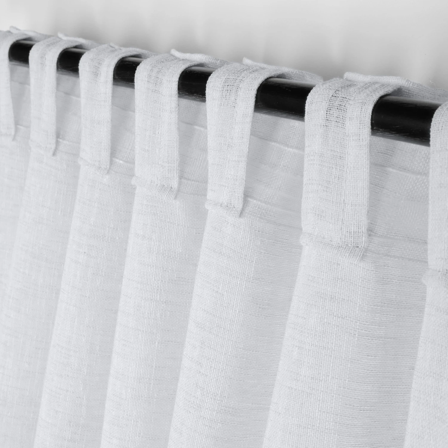 Voilage galon fronceur (140 x 260 cm) Madrid Blanc Voilage Galon Fronceur (140 X 260 Cm) Madrid Blanc -Eminza madrid voile 140x260 100 polyester blanc 72594 2