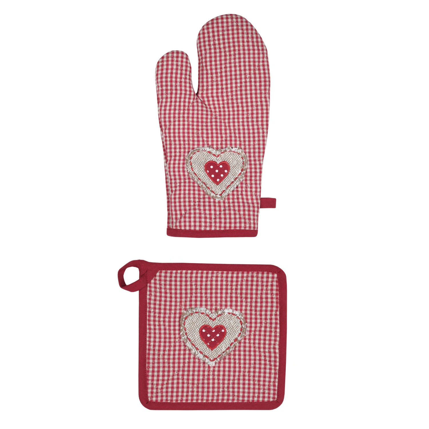 Gant et manique cuisine coton Marianne Rouge Gant Et Manique Cuisine Coton Marianne Rouge -Eminza marianne gant manique rouge 129839 1689056938