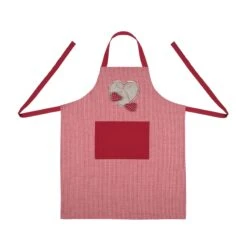 Tablier De Cuisine Avec Poche Marianne Rouge