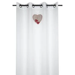 Voilage (140 X 260 Cm) Marianne Blanc -Eminza marianne voile 140x260 blanc 129969 1688629957