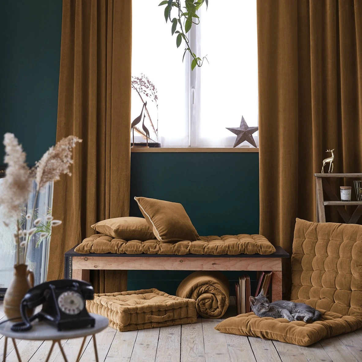 Matelas de sol velours de coton (60 x 120 cm) César Camel Matelas De Sol Velours De Coton (60 X 120 Cm) César Camel -Eminza matelas de sol 60 x 120 velours de coton csar camel 122116 1665664137