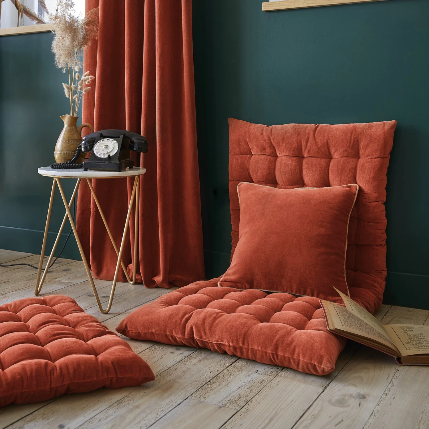 Matelas de sol velours de coton (60 x 120 cm) César Terracotta Matelas De Sol Velours De Coton (60 X 120 Cm) César Terracotta -Eminza matelas de sol 60 x 120 velours de coton csar terracotta 131446 1695135150 corr