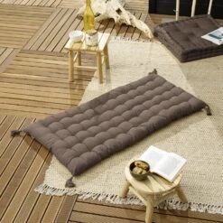 Matelas De Sol (L120 Cm) Pixel Taupe