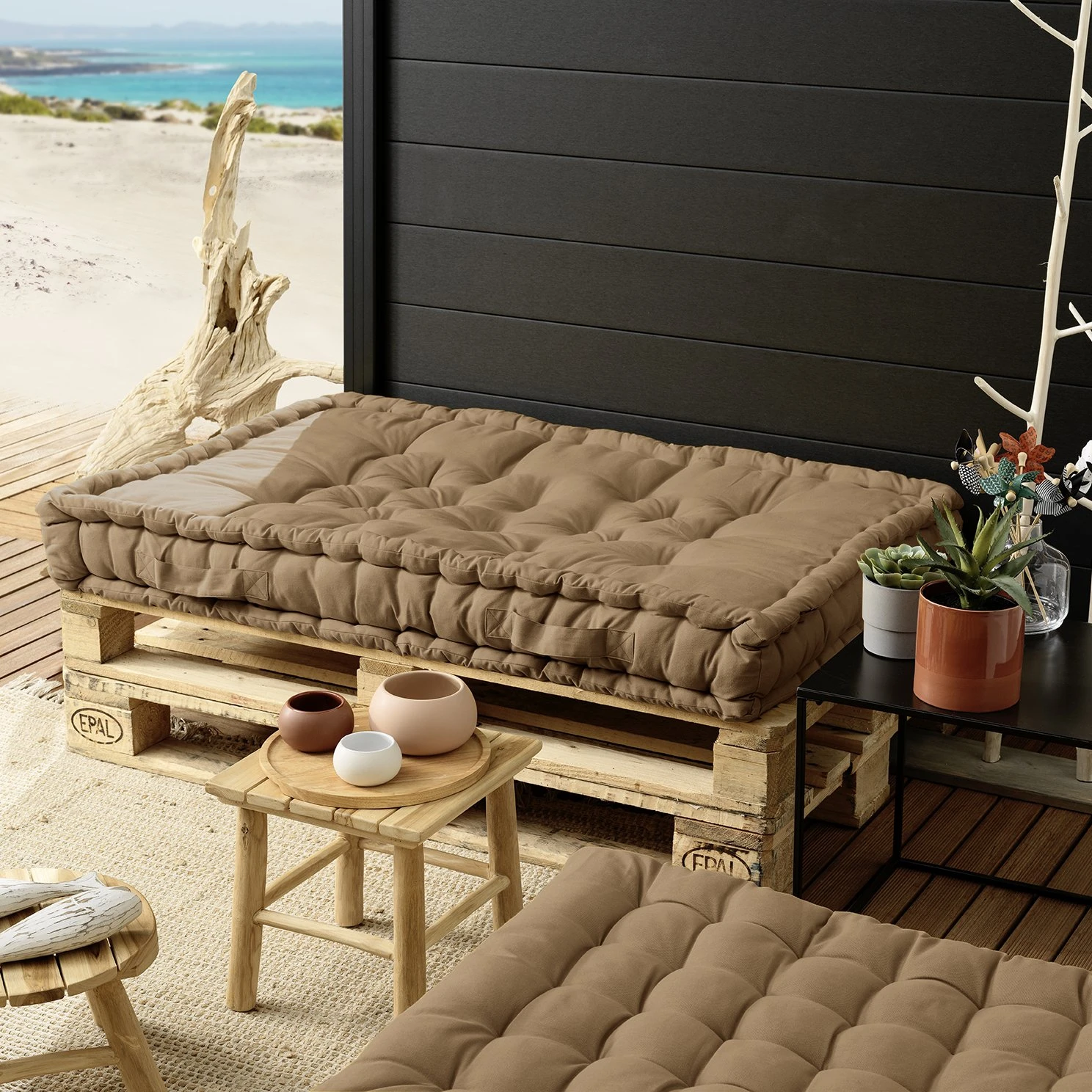 Matelas palette (L120 cm) Pixel Camel Matelas Palette (L120 Cm) Pixel Camel -Eminza matelas palette 80 x 120 cm pixel camel 114914 1652269914