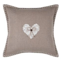 Coussin Carré (40 Cm) Meane Taupe 2 Coussin Carré (40 Cm) Meane Taupe -Eminza meane coussin 40x40 taupe 120127 1659002543
