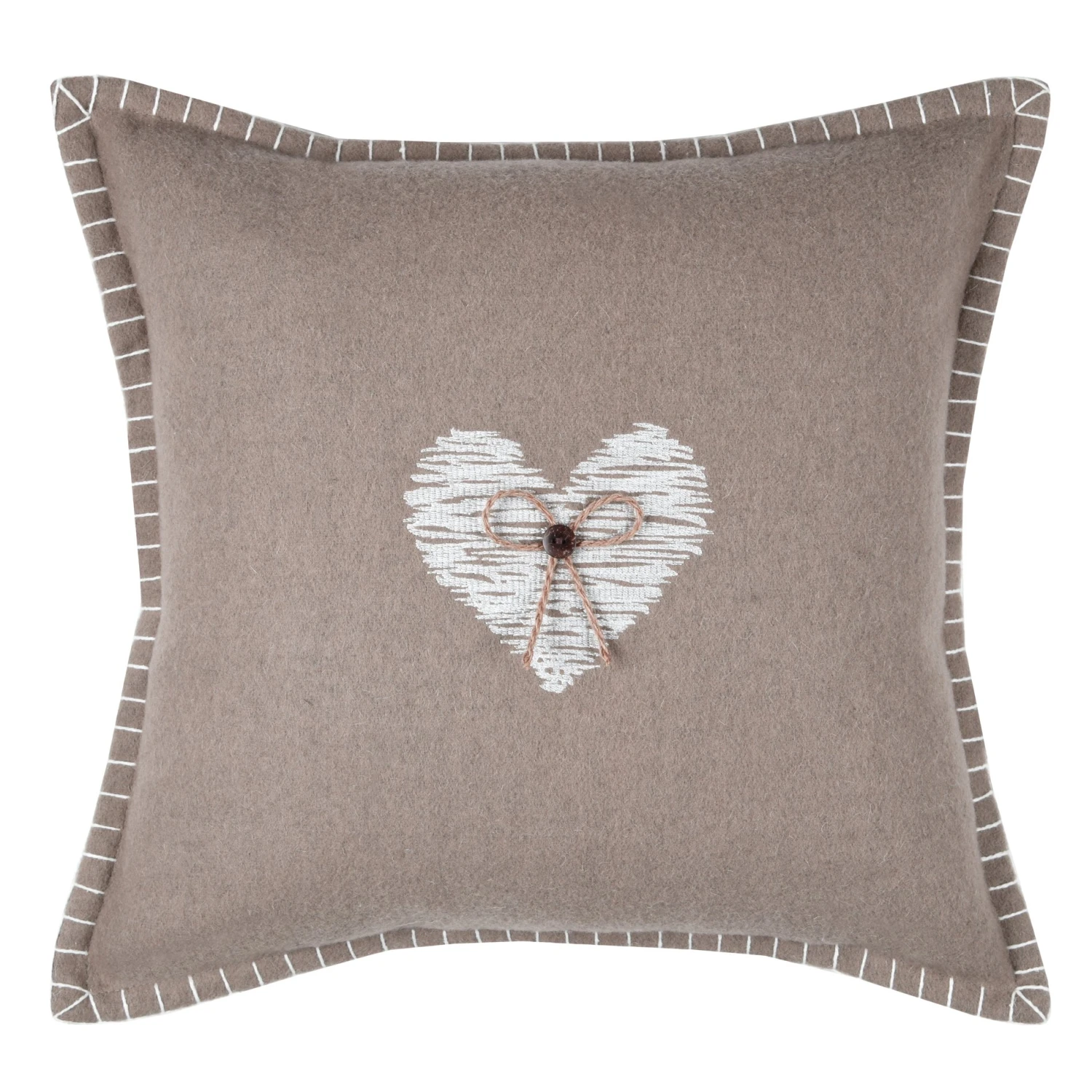 Coussin carré (40 cm) Meane Taupe Coussin Carré (40 Cm) Meane Taupe -Eminza meane coussin 40x40 taupe 120127 1659002543