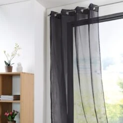 Voilage (135 X H 260 Cm) Monna Noir
