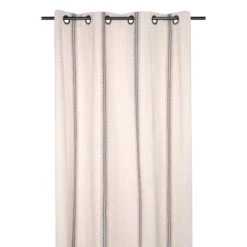 Rideau Coton (135 X 260 Cm) Montauban Gris Anthracite -Eminza montauban rdx135x260cm oeil anthracite 125433 1672905238